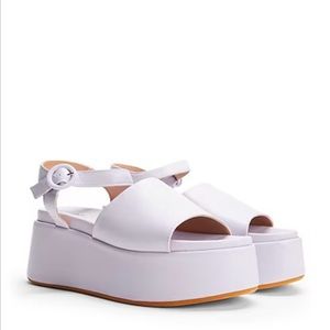 Brand new with box Yoox Lilac Platform Sandals size 38